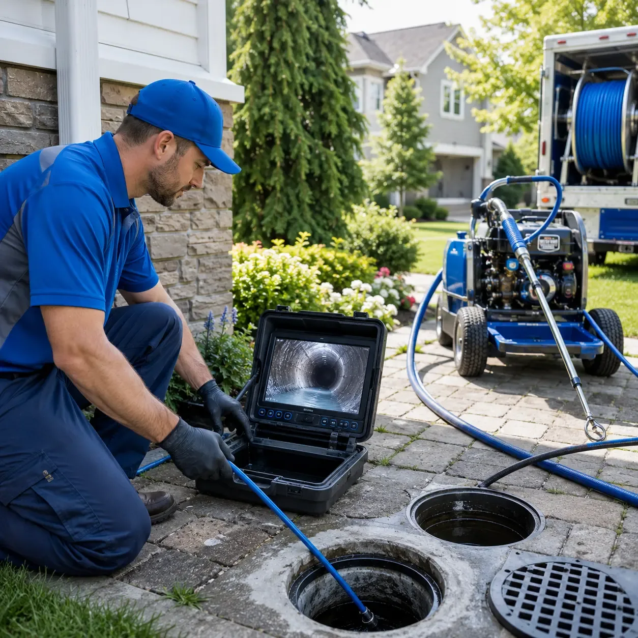 Outdoor drain cleaning professionals serving Fredonia, TX